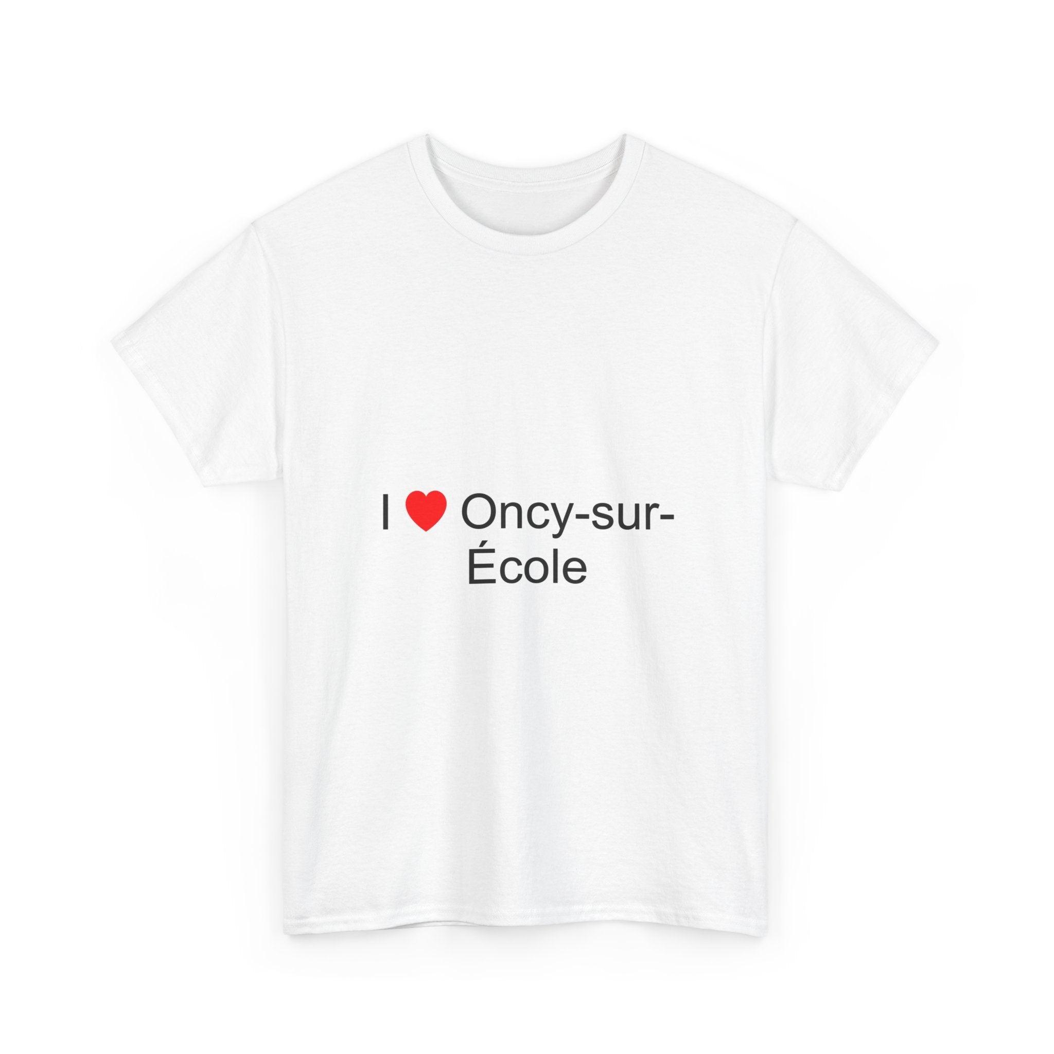 T-shirt I love oncy-sur-école
