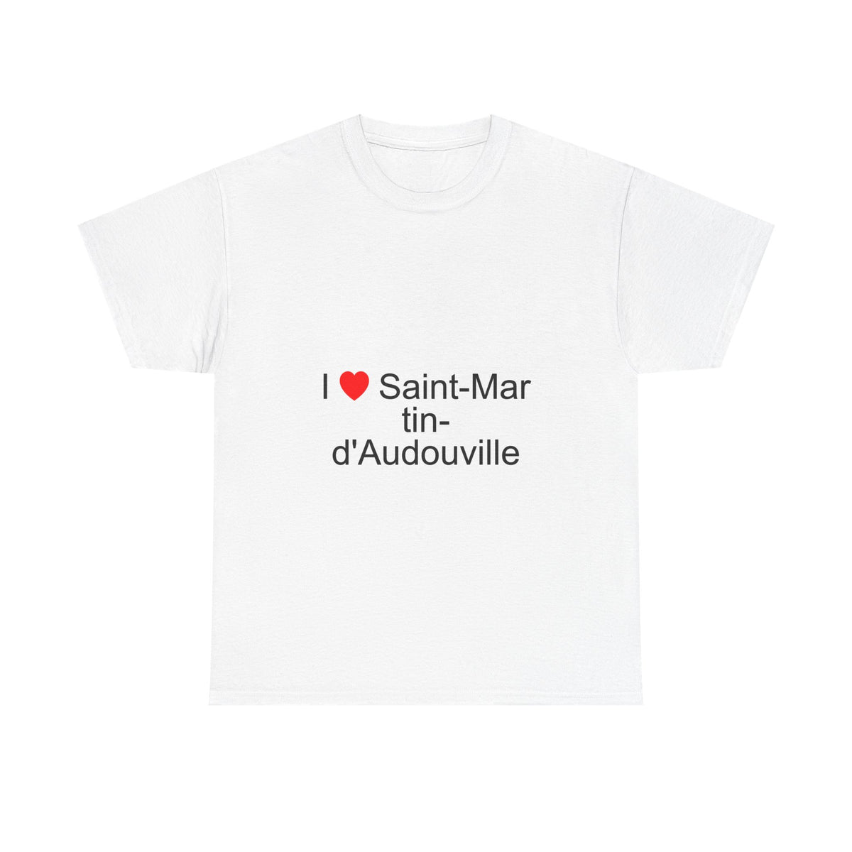 T-shirt I love saint-martin-d'audouville
