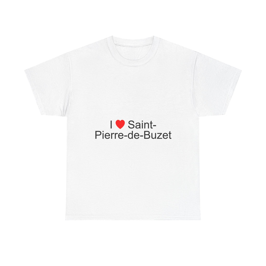 T-shirt I love saint-pierre-de-buzet
