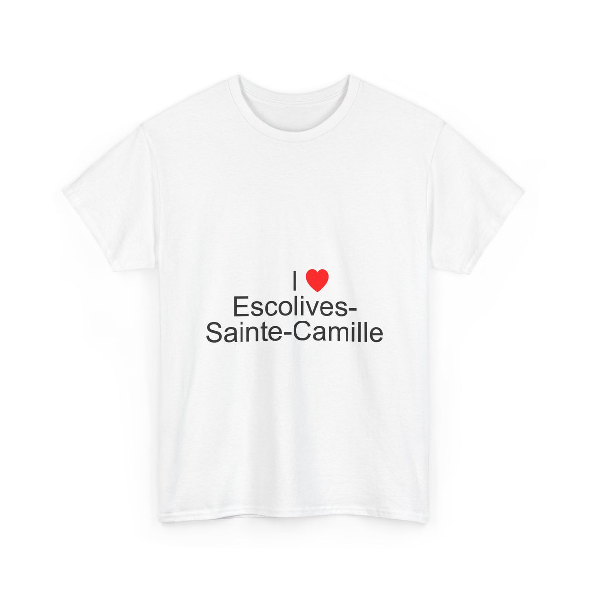 T-shirt I love escolives-sainte-camille