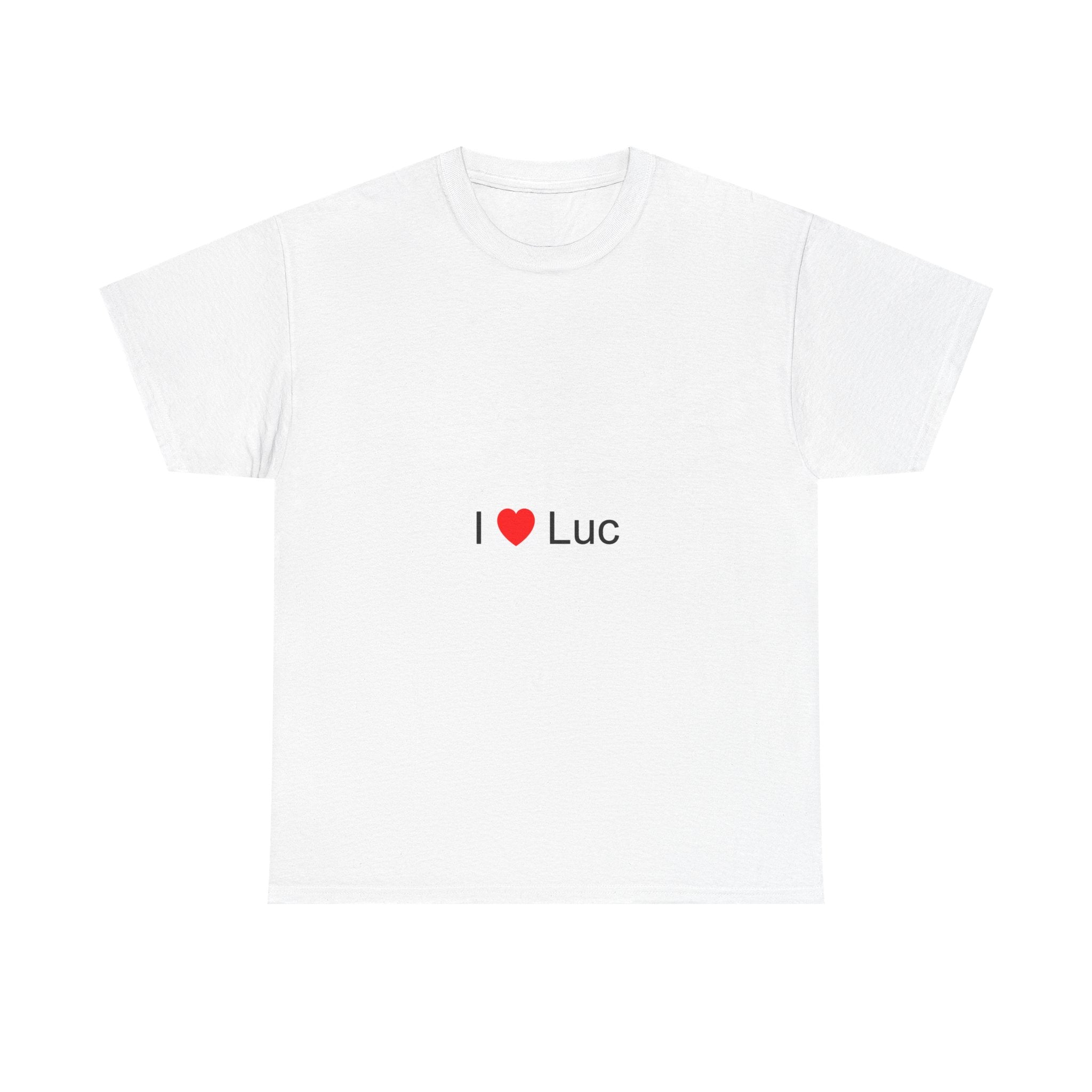 T-shirt I love luc