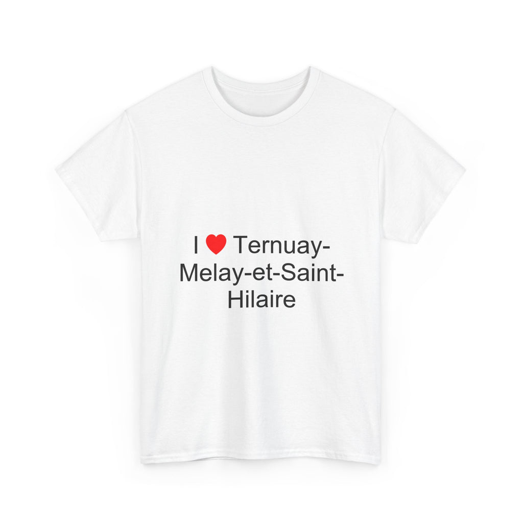 T-shirt I love ternuay-melay-et-saint-hilaire