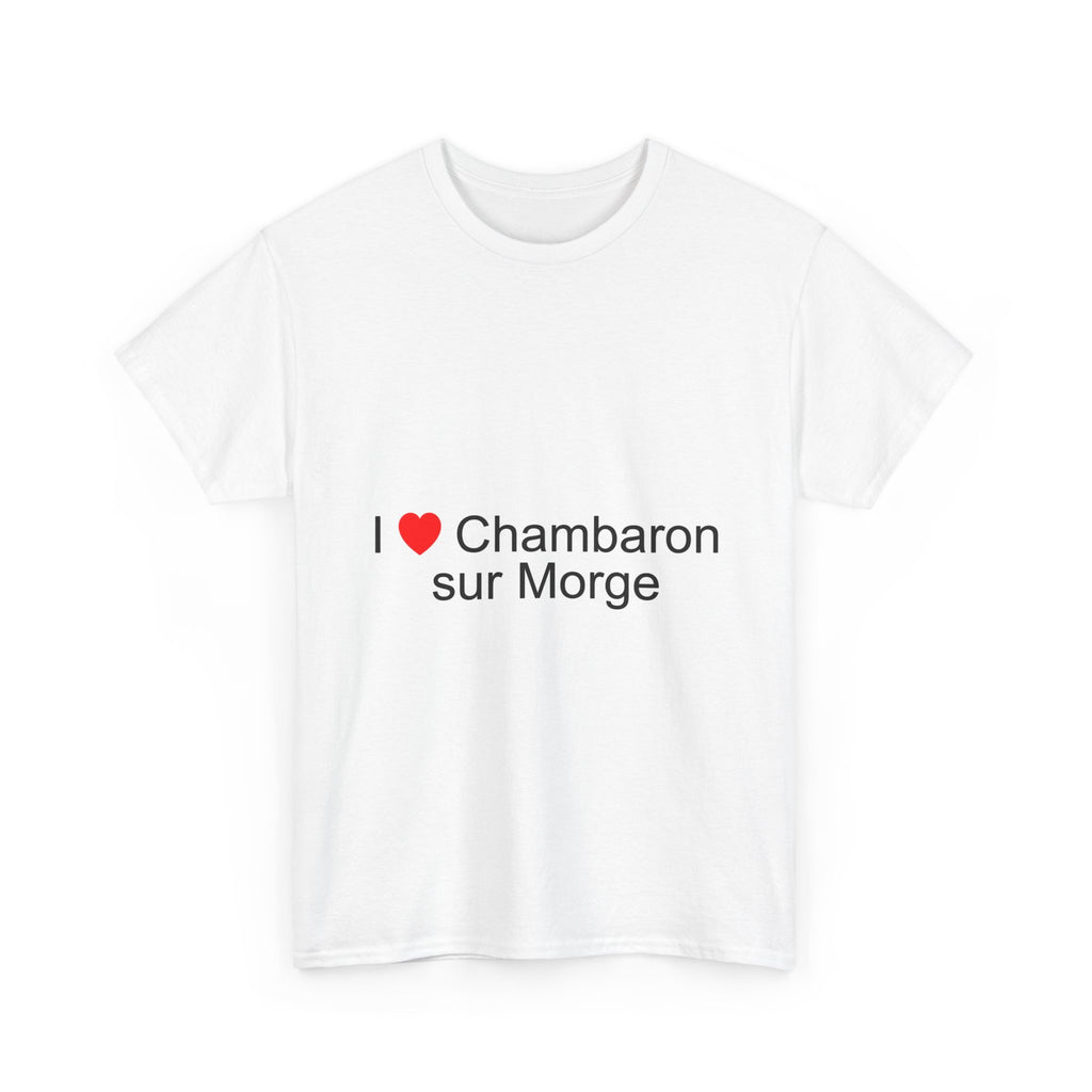 T-shirt I love chambaron sur morge