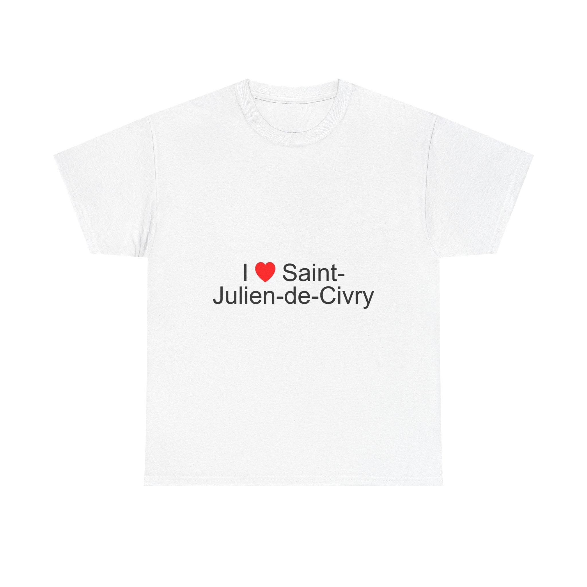 T-shirt I love saint-julien-de-civry