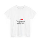 T-shirt I love Castelnau-Valence