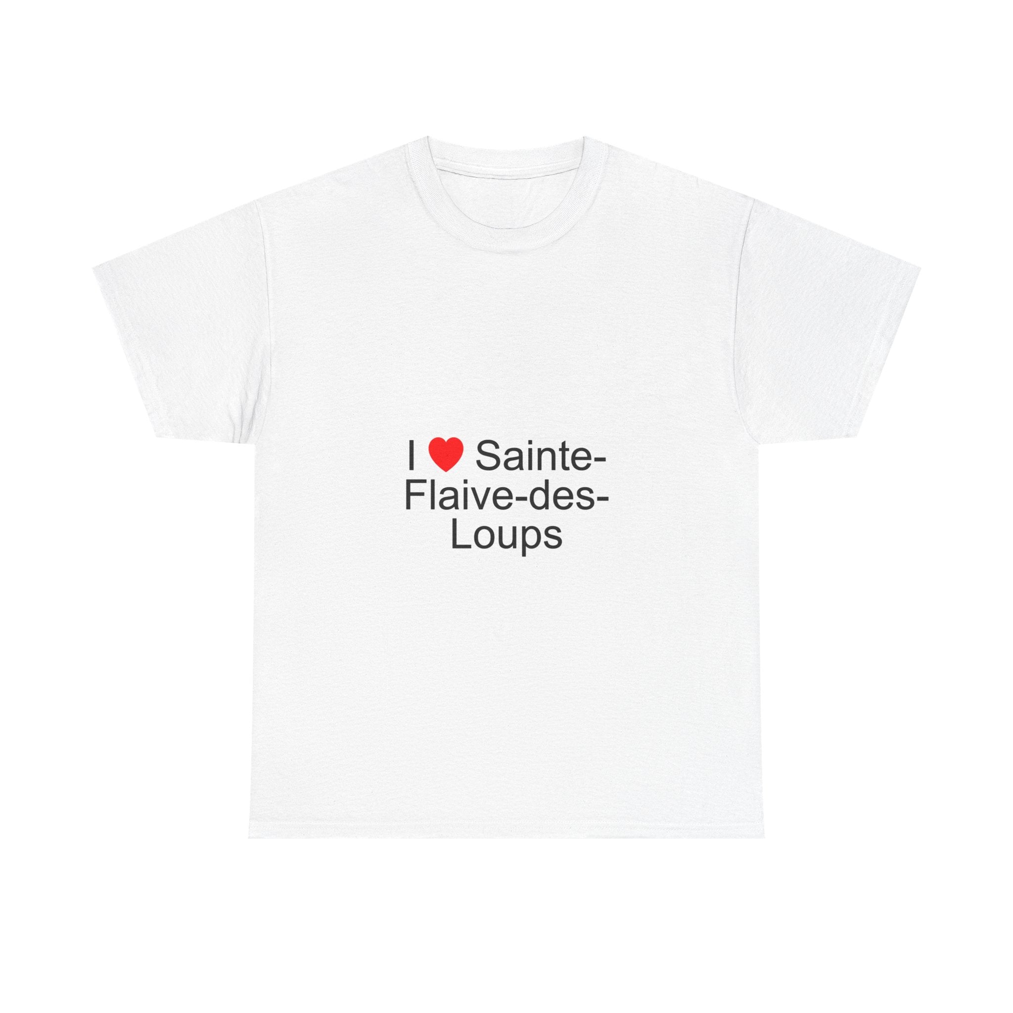 T-shirt I love sainte-flaive-des-loups