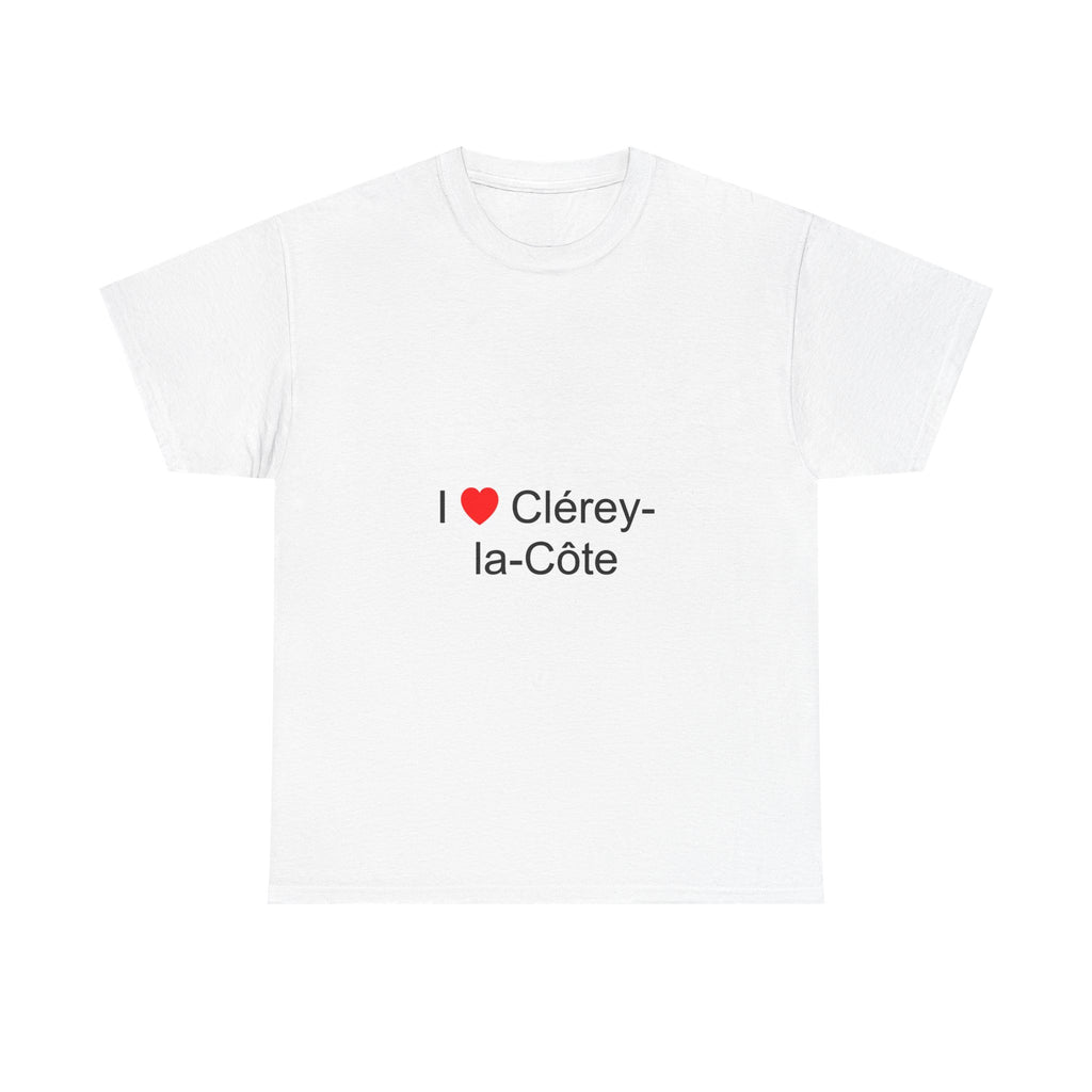 T-shirt I love Clérey-la-Côte