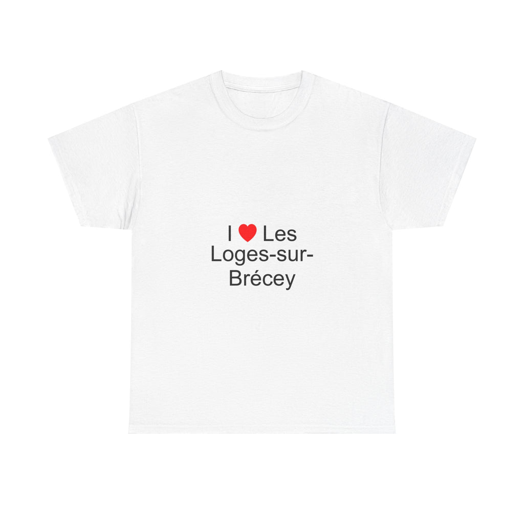 T-shirt I love les loges-sur-brécey