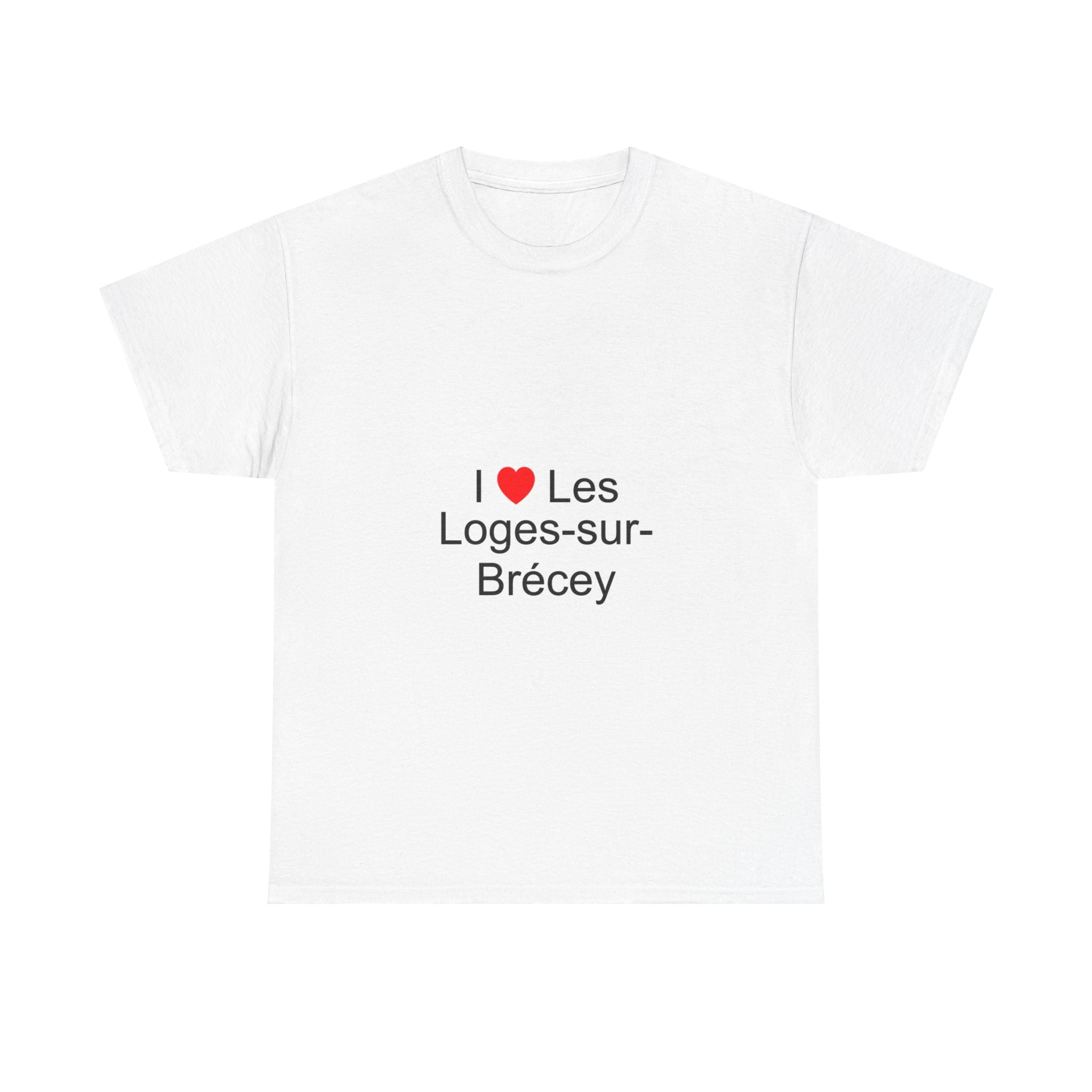 T-shirt I love les loges-sur-brécey