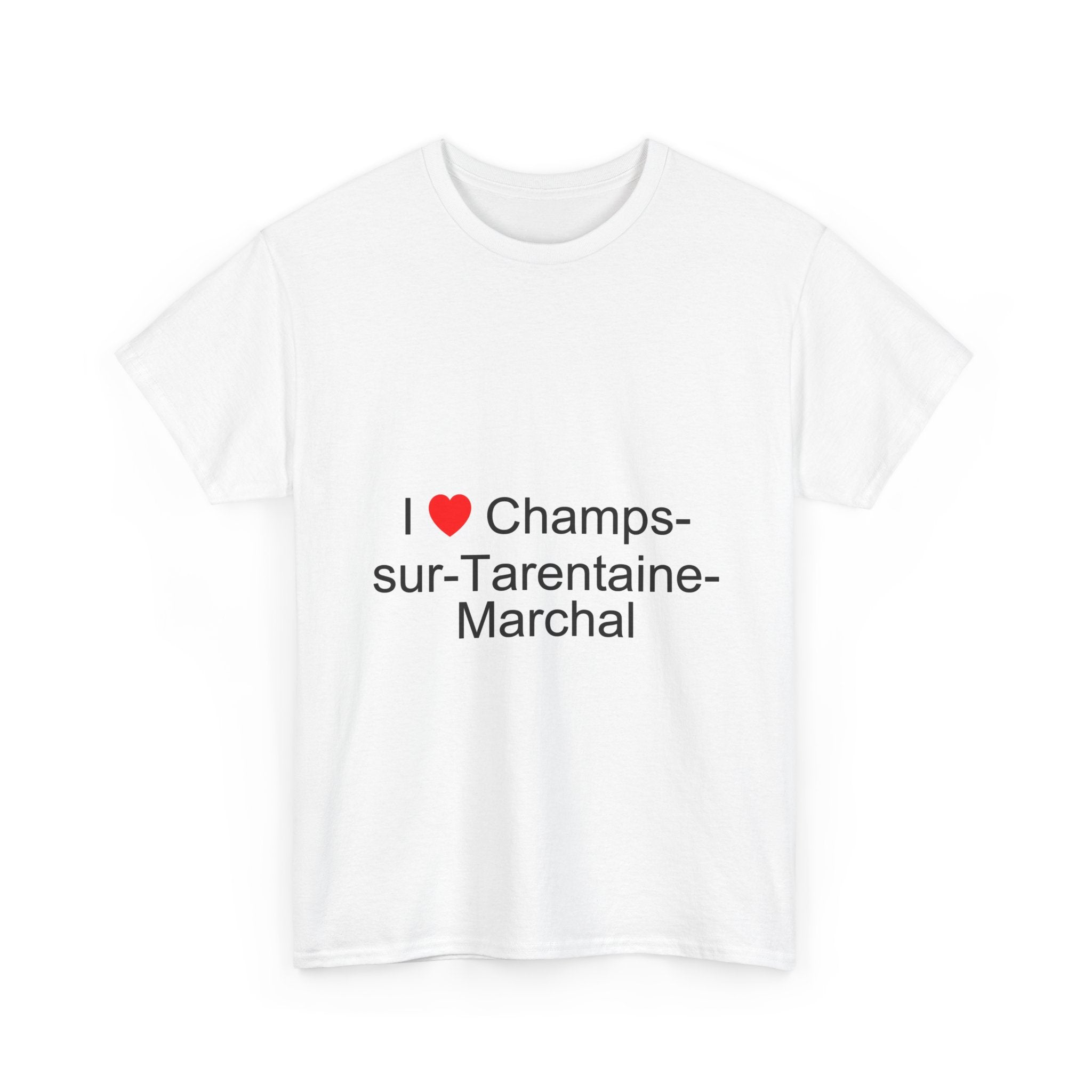 T-shirt I love champs-sur-tarentaine-marchal