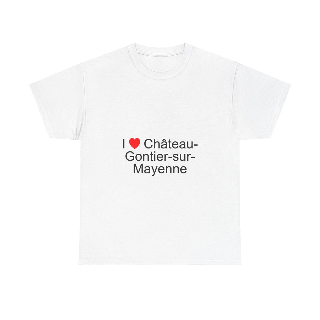 T-shirt I love château-gontier-sur-mayenne