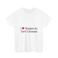 T-shirt I love gorges du tarn causses