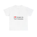 T-shirt I love gorges du tarn causses