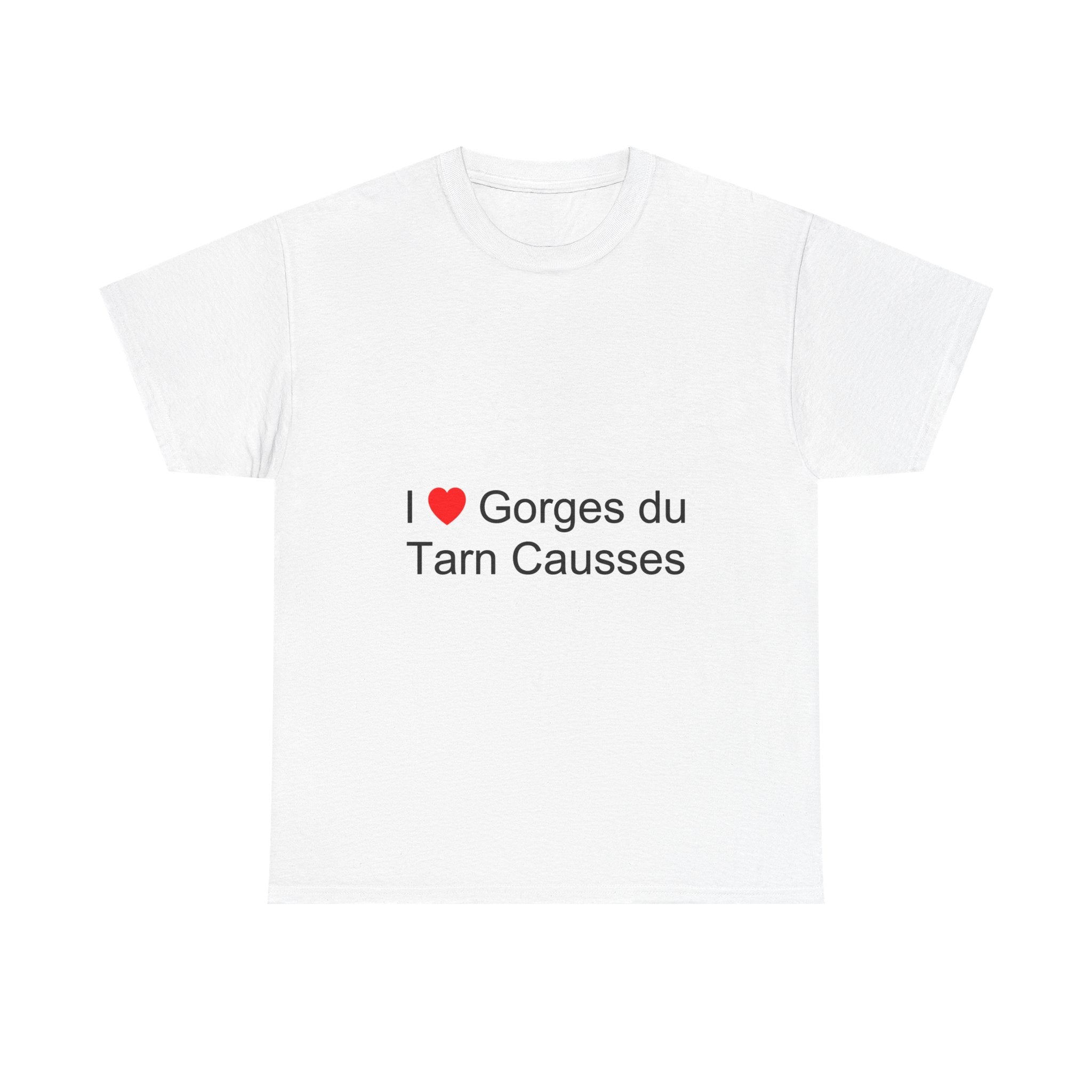 T-shirt I love gorges du tarn causses