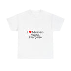 T-shirt I love Moissac-Vallée-Française