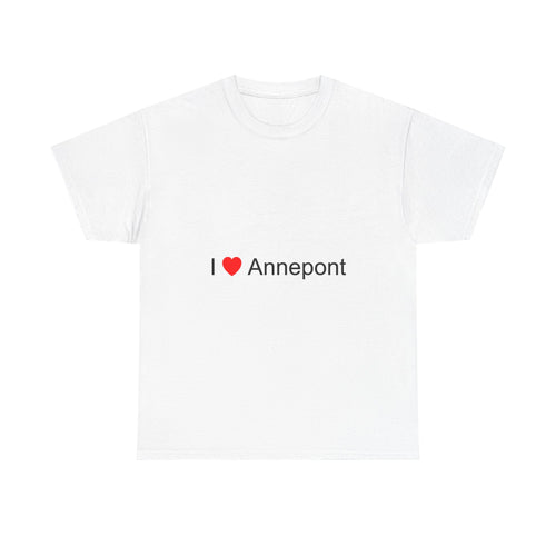 T-shirt I love annepont
