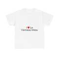 T-shirt I love le vanneau-irleau