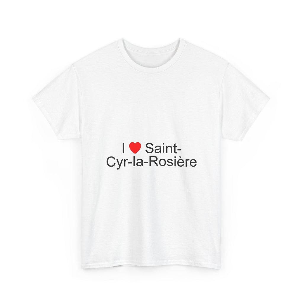 T-shirt I love saint-cyr-la-rosière