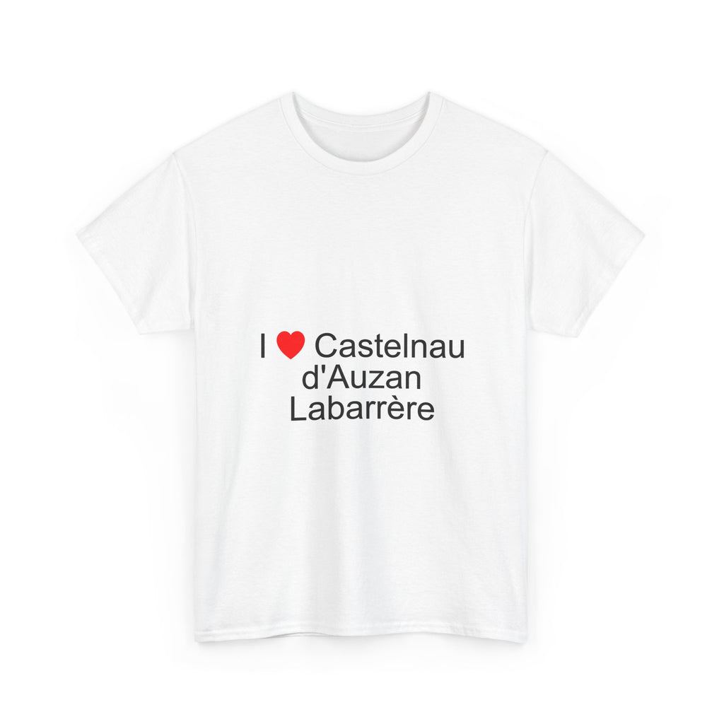 T-shirt I love castelnau d'auzan labarrère