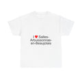 T-shirt I love salles-arbuissonnas-en-beaujolais