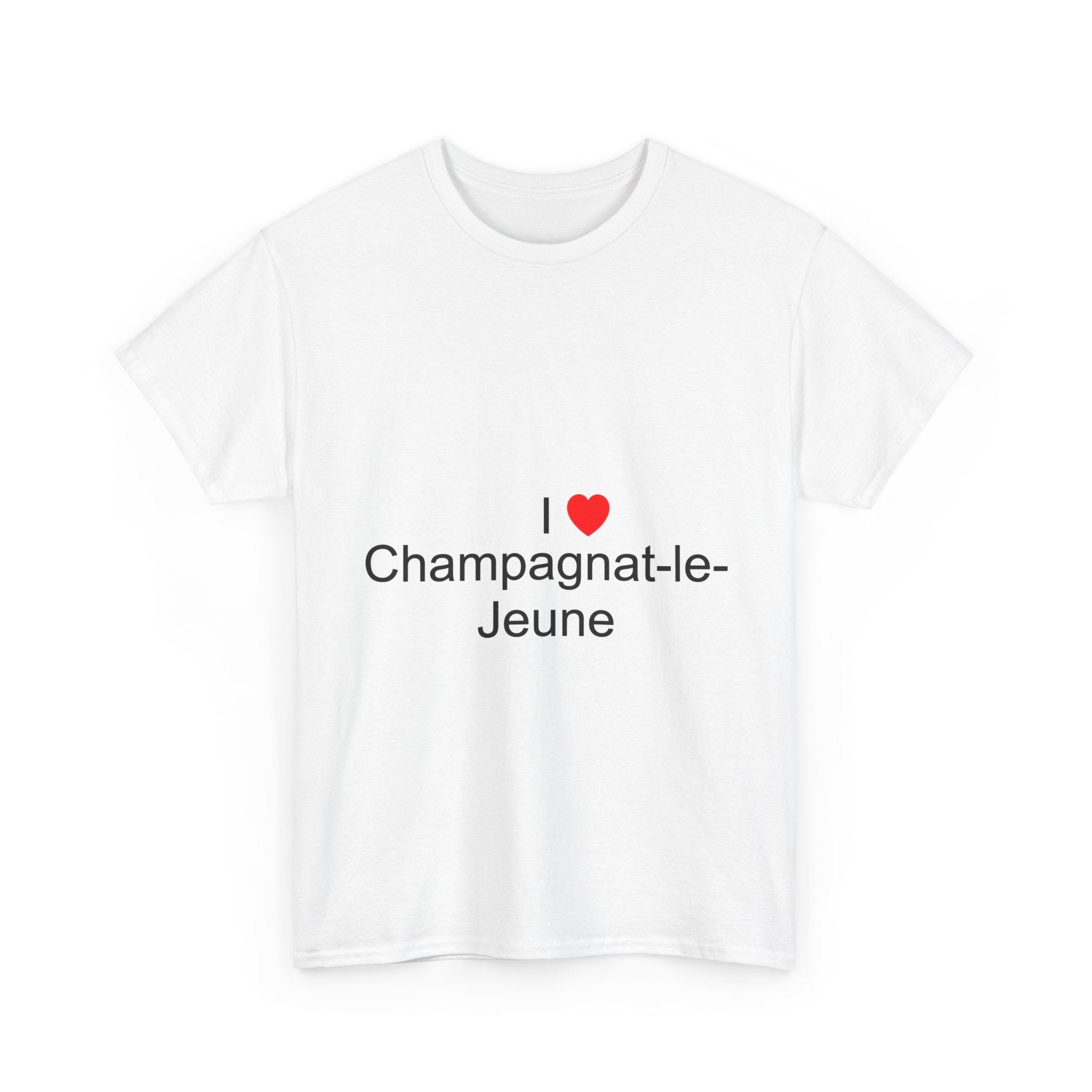 T-shirt I love champagnat-le-jeune