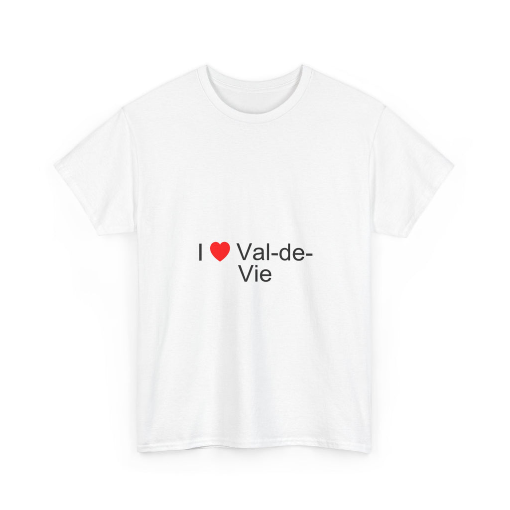 T-shirt I love val-de-vie