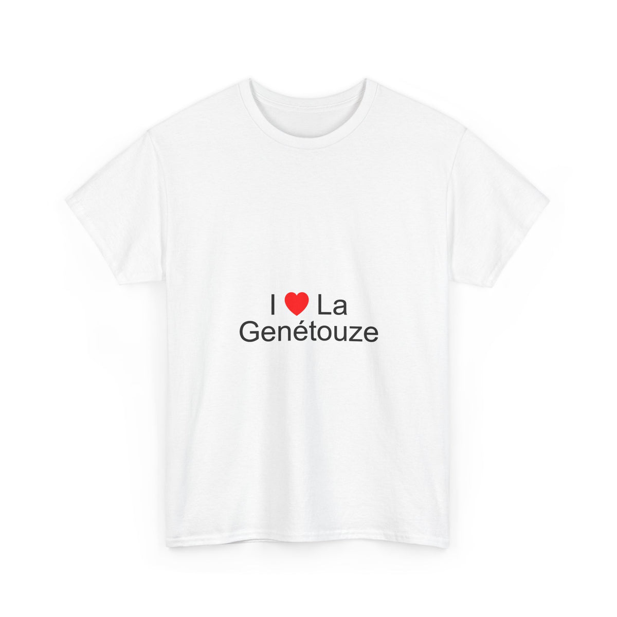 T-shirt I love la genétouze