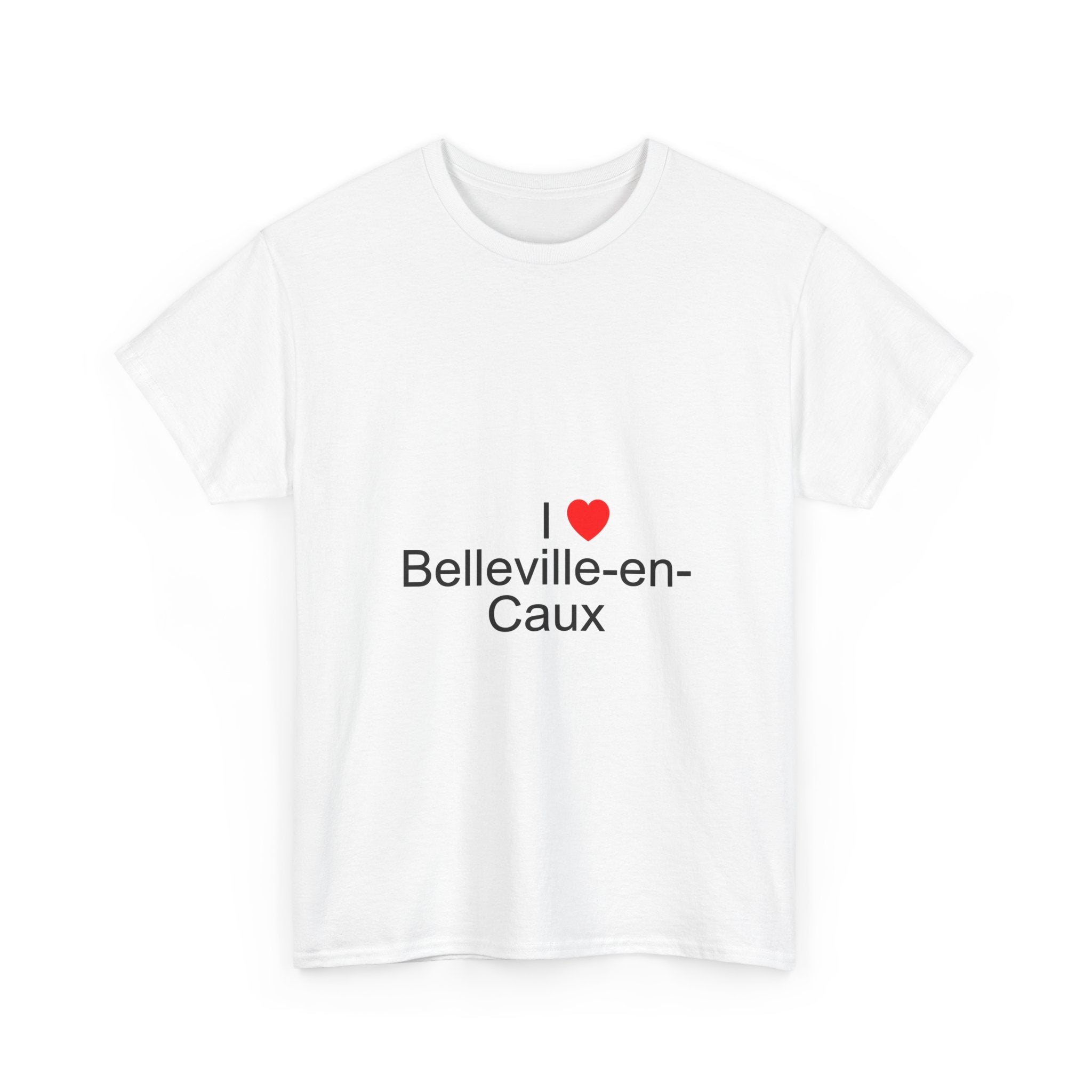 T-shirt I love belleville-en-caux