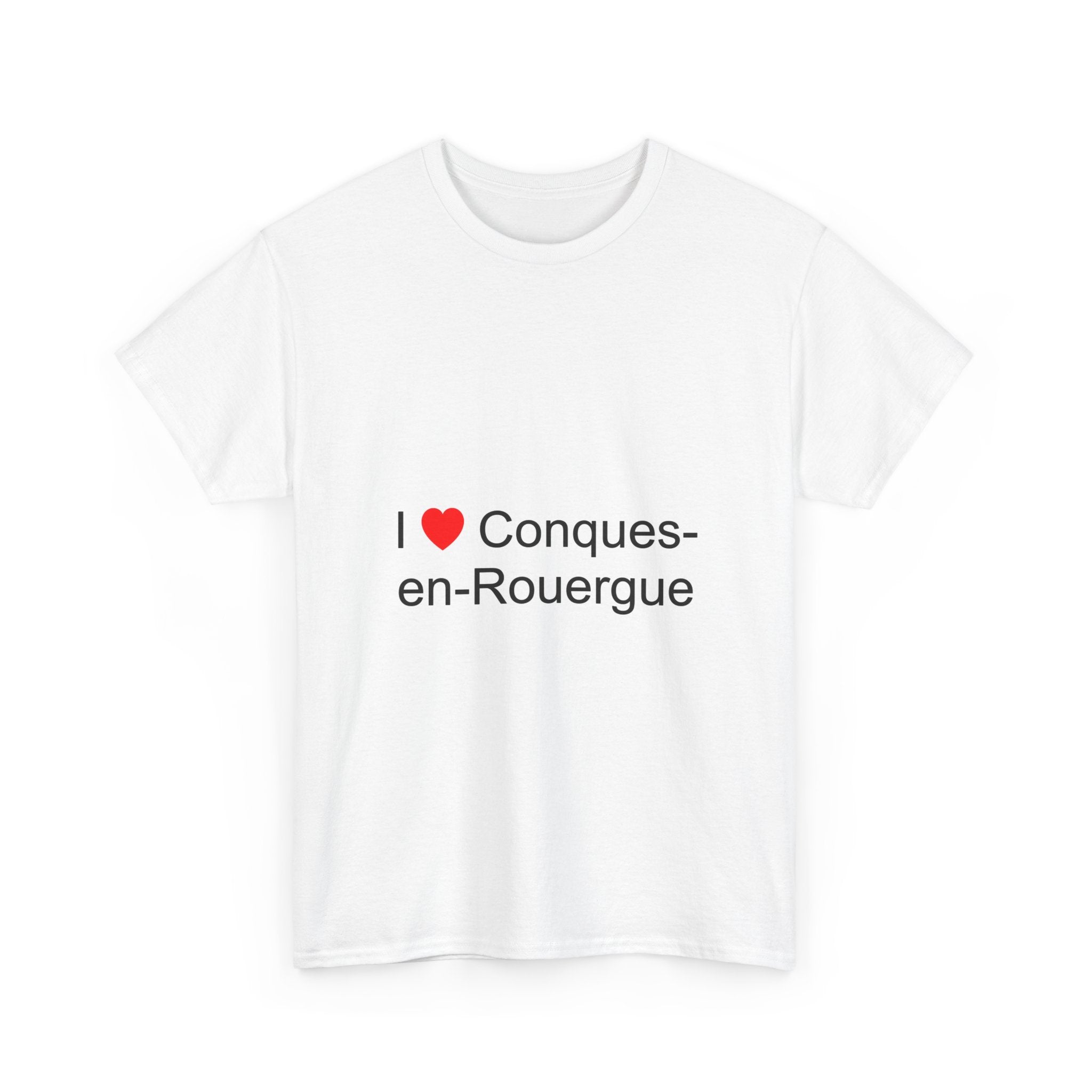 T-shirt I love conques-en-rouergue