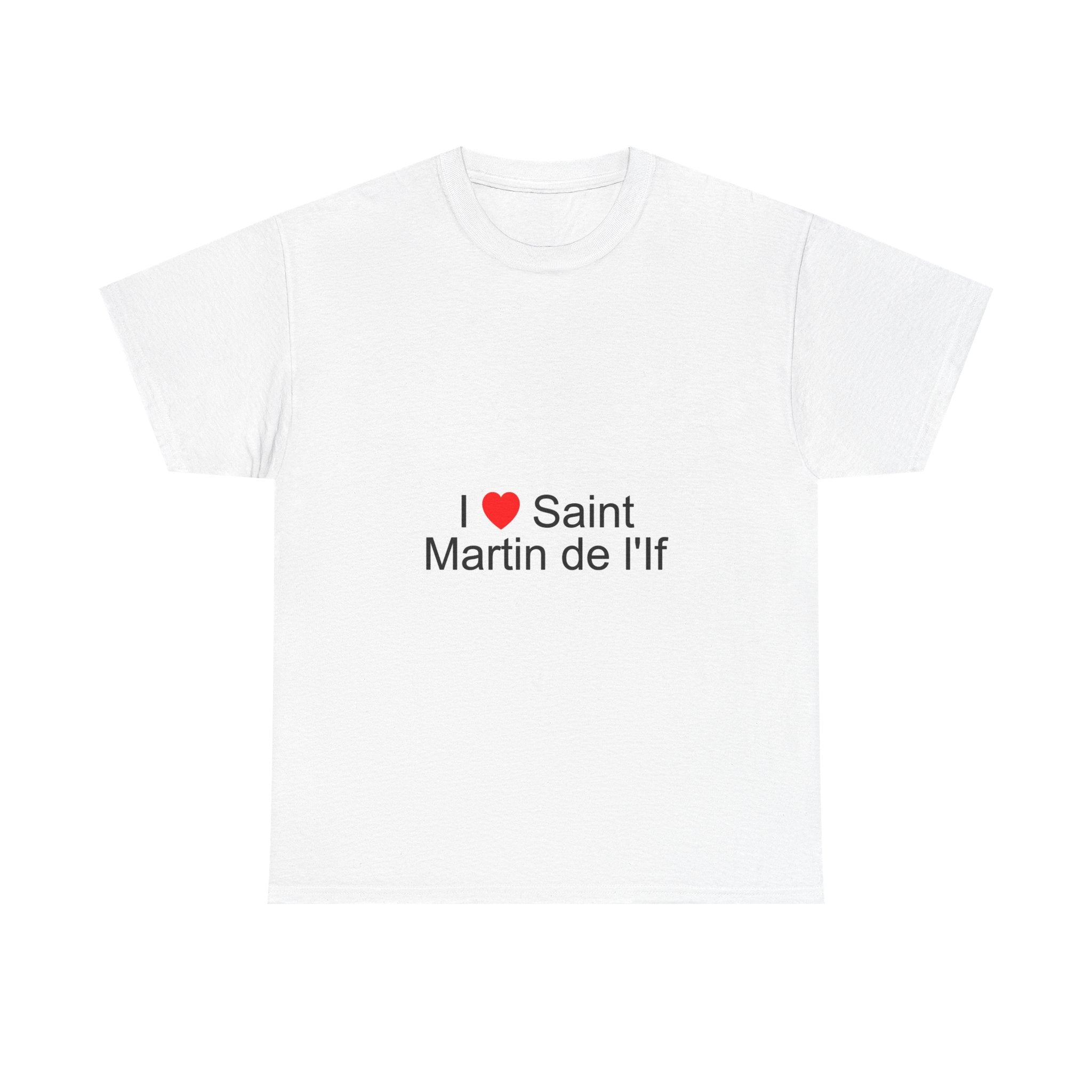 T-shirt I love saint martin de l'if