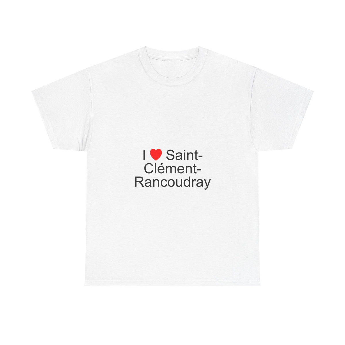 T-shirt I love saint-clément-rancoudray