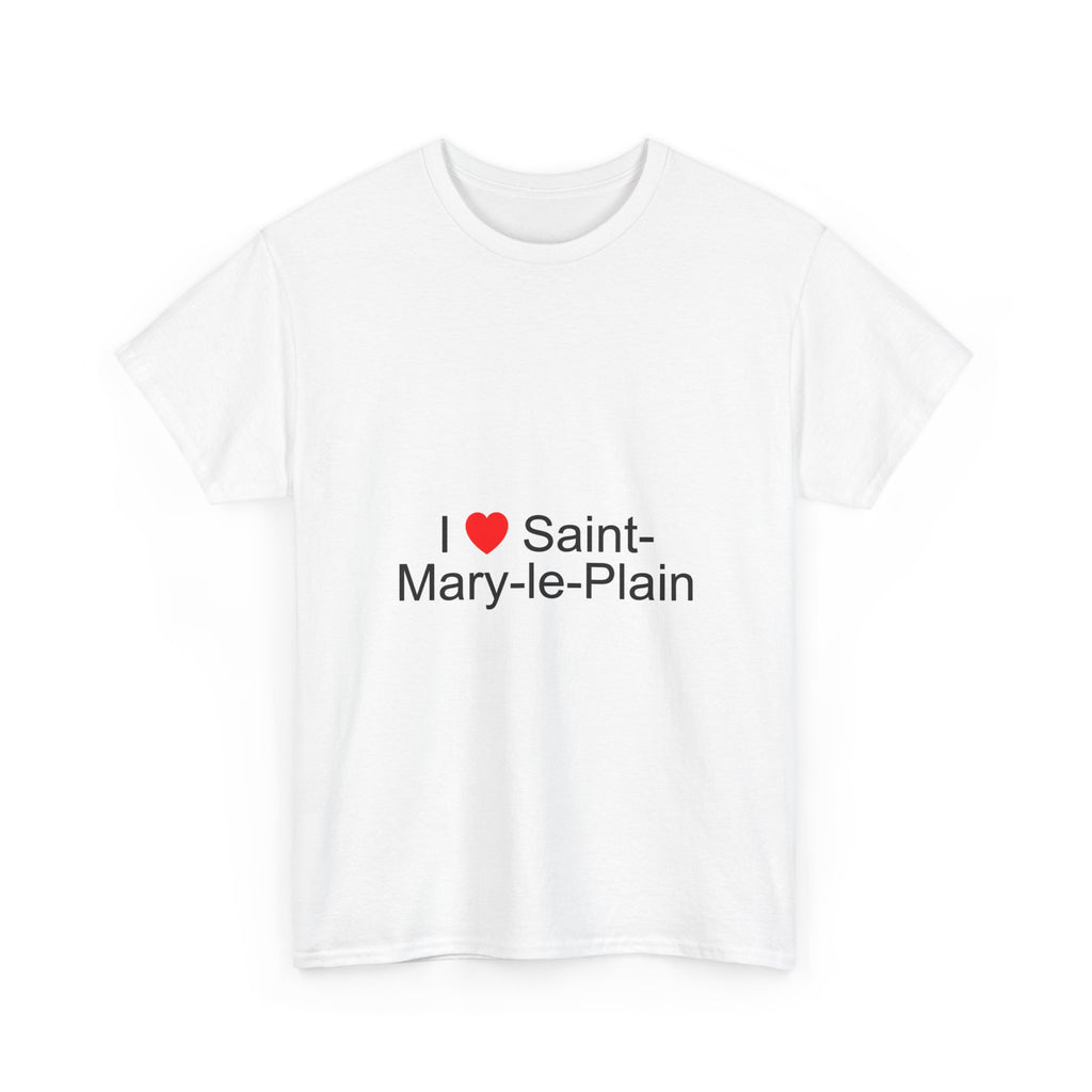 T-shirt I love saint-mary-le-plain