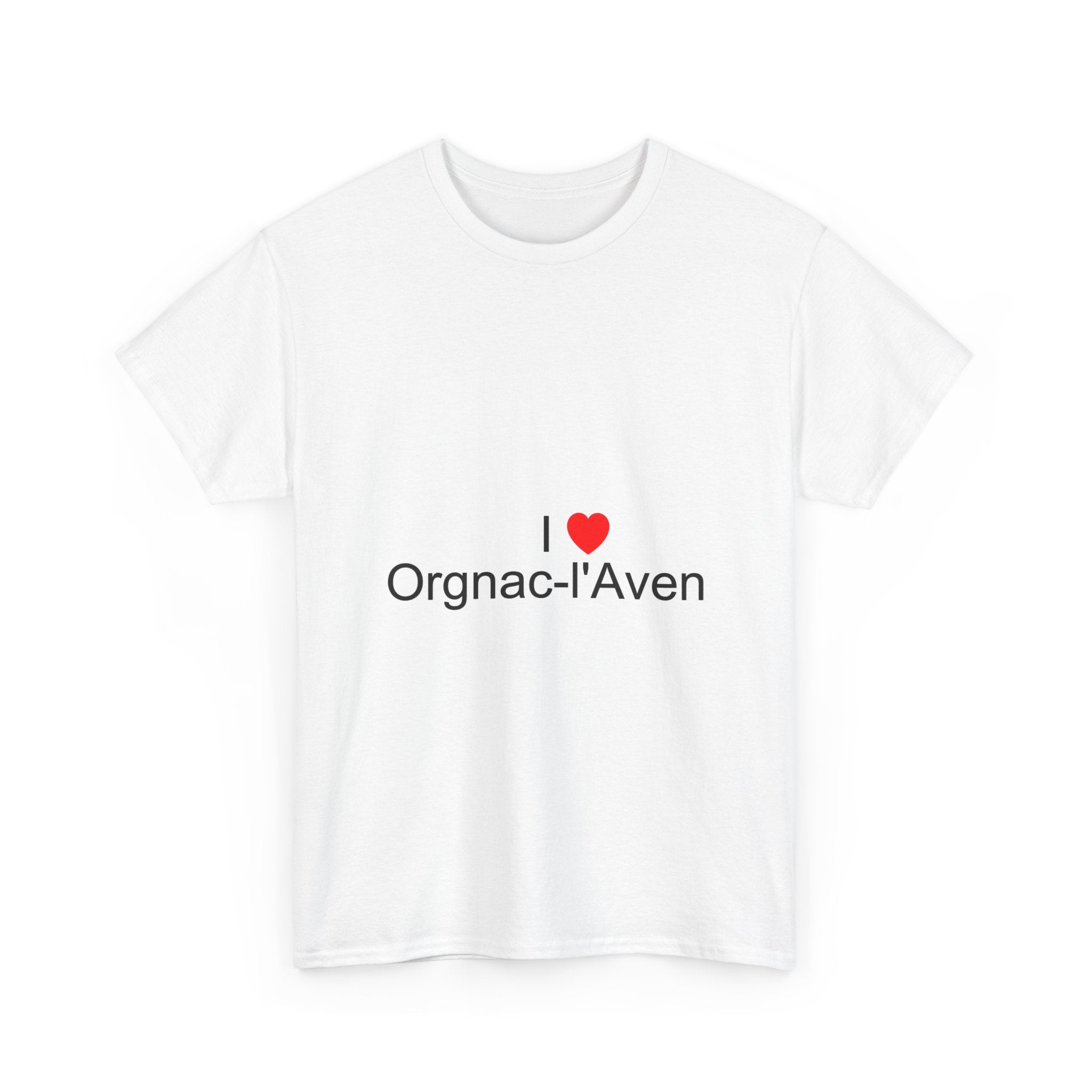 T-shirt I love orgnac-l'aven