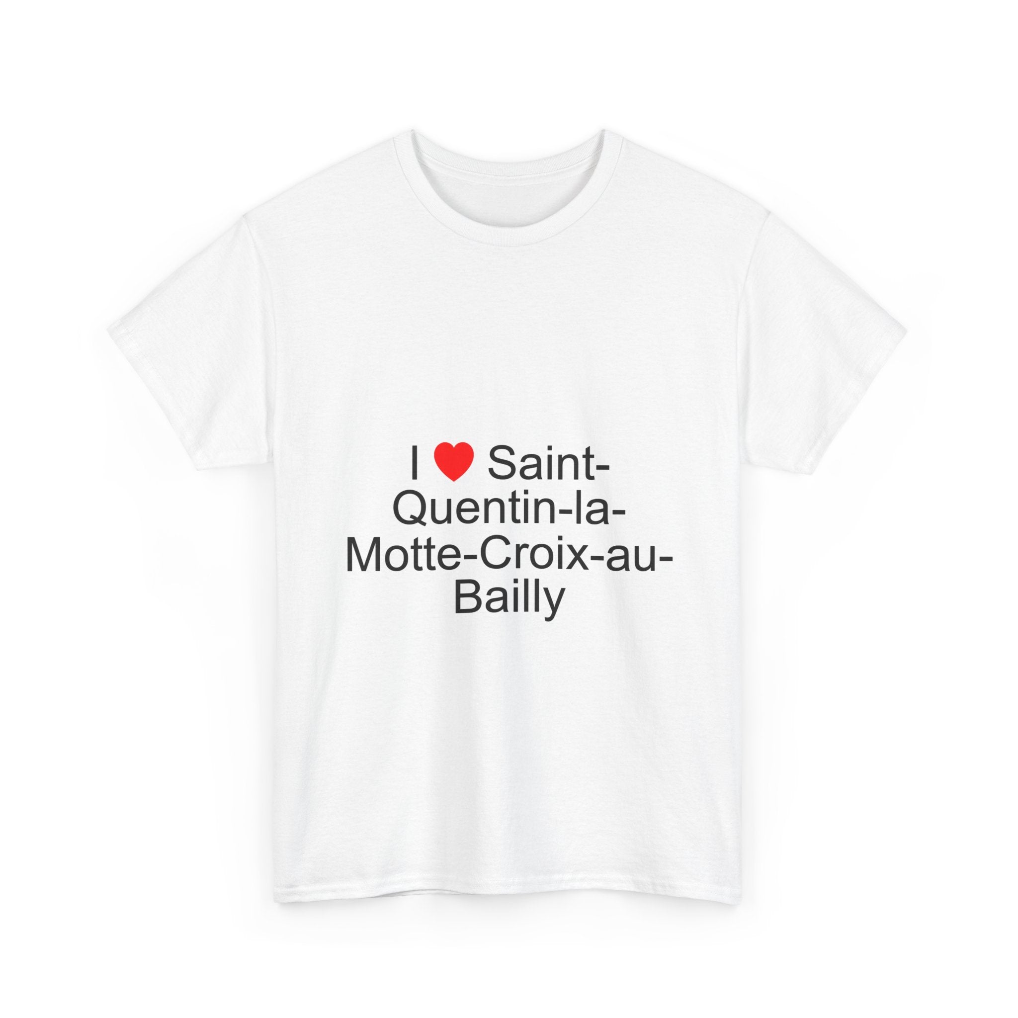 T-shirt I love saint-quentin-la-motte-croix-au-bailly