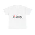 T-shirt I love belbèze-en-comminges