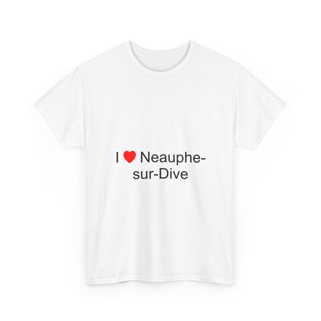 T-shirt I love neauphe-sur-dive