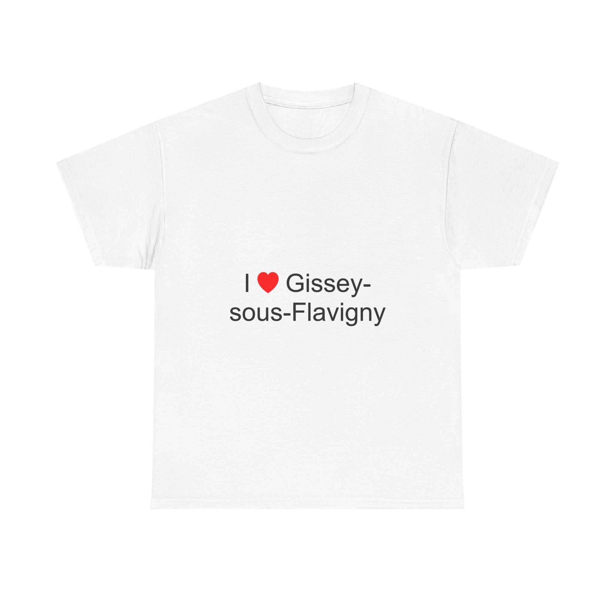 T-shirt I love gissey-sous-flavigny