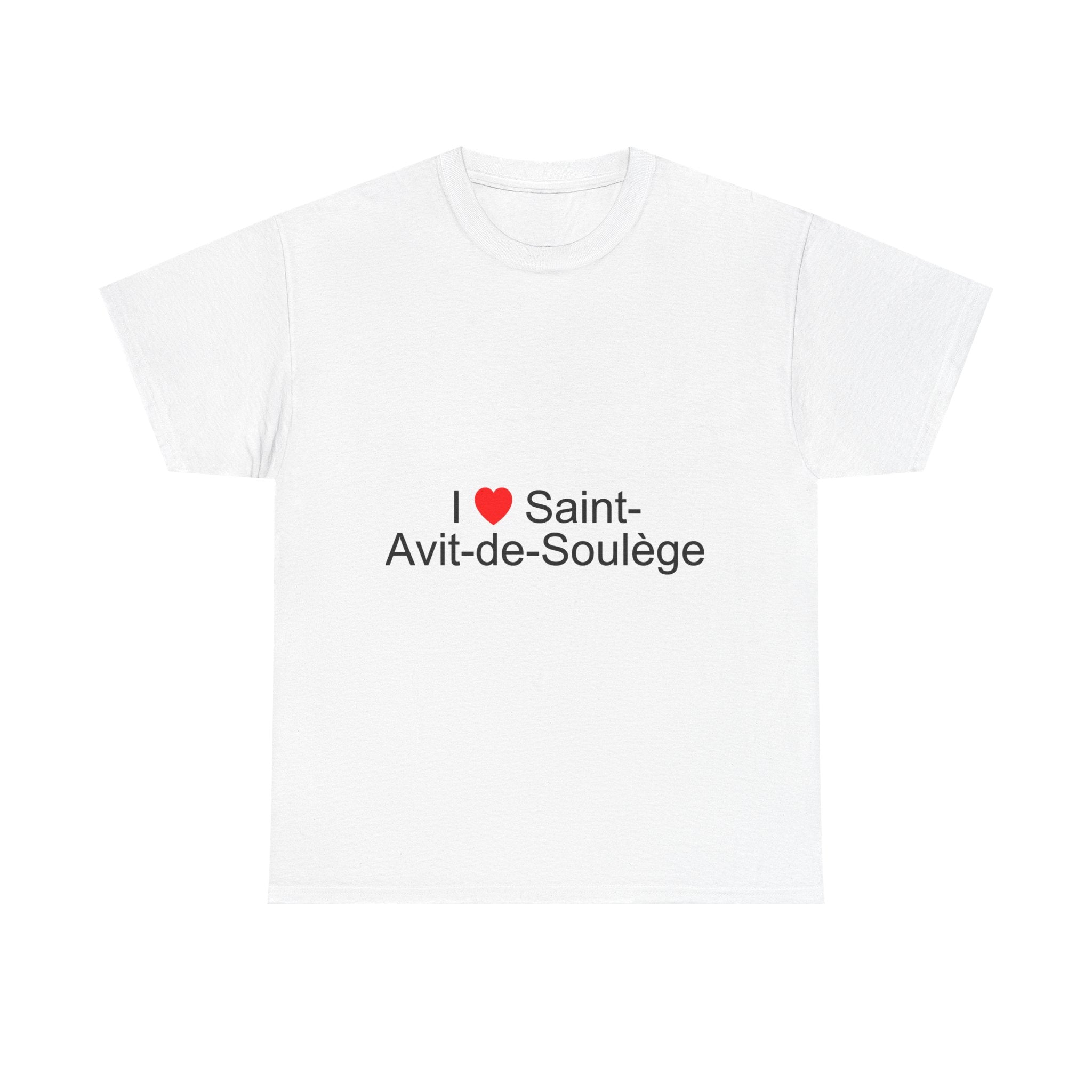 T-shirt I love saint-avit-de-soulège