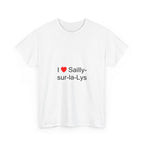 T-shirt I love Sailly-sur-la-Lys