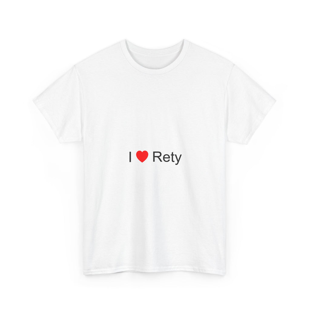 T-shirt I love rety