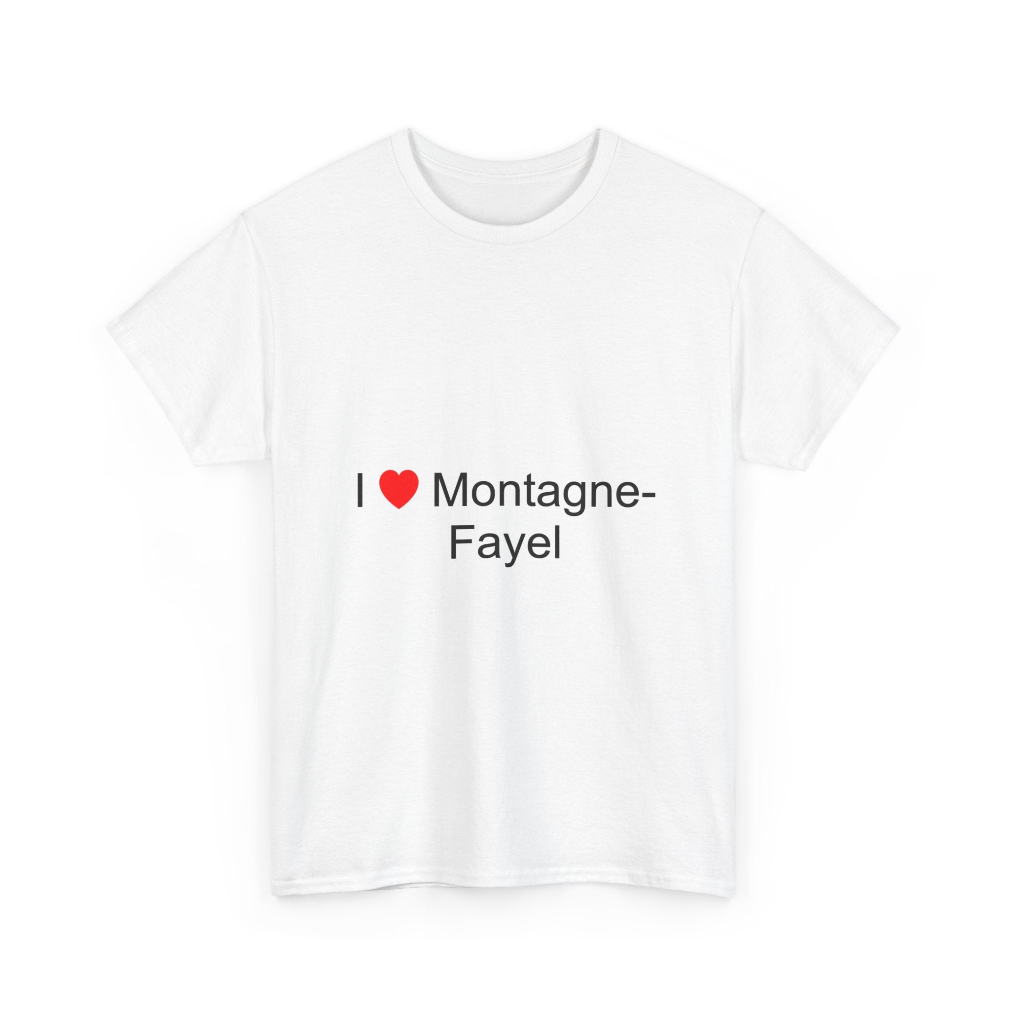 T-shirt I love montagne-fayel