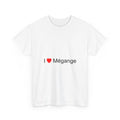 T-shirt I love mégange