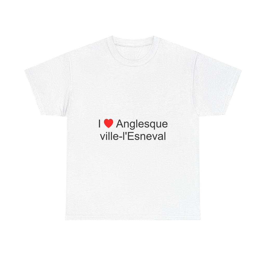 T-shirt I love anglesqueville-l'esneval