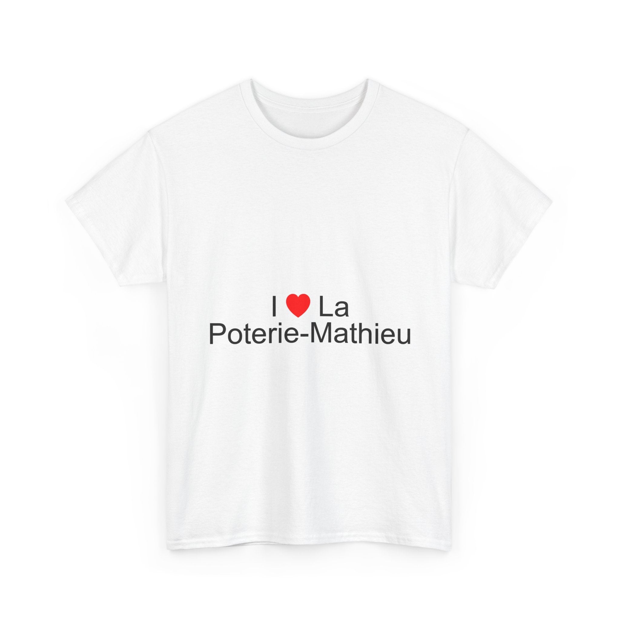 T-shirt I love la poterie-mathieu