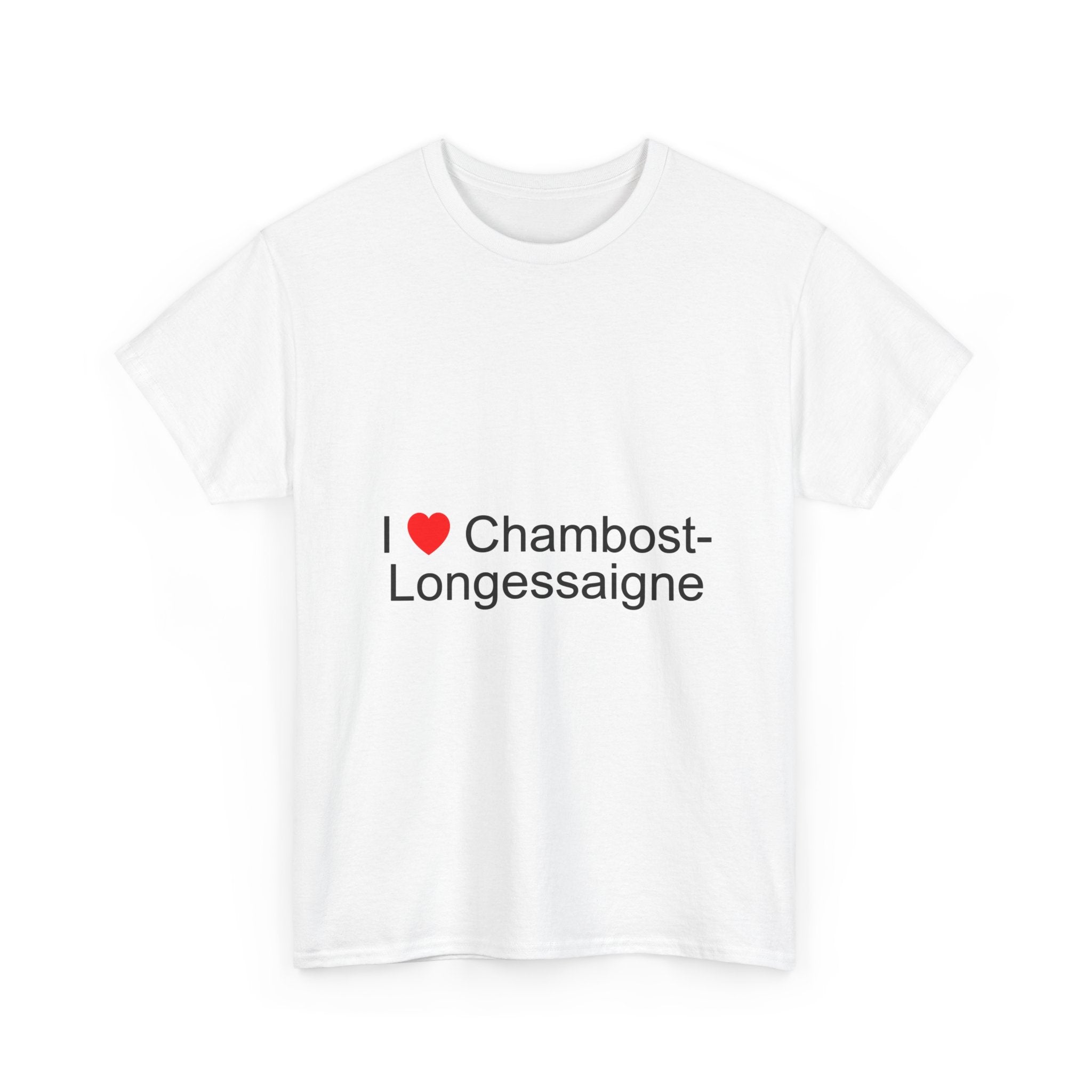 T-shirt I love chambost-longessaigne