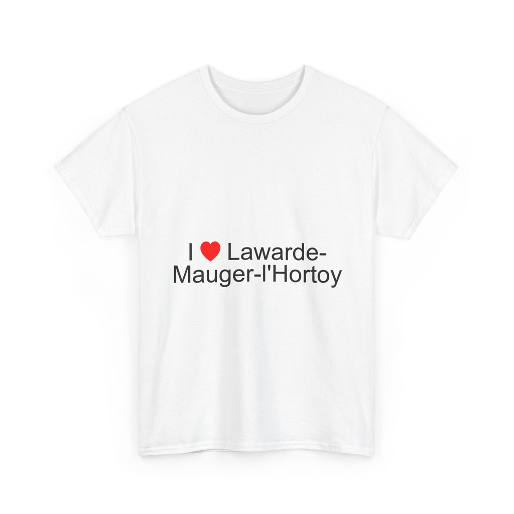 T-shirt I love lawarde-mauger-l'hortoy