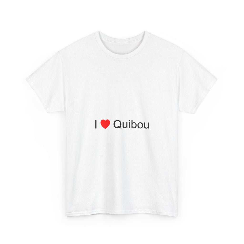 T-shirt I love Quibou