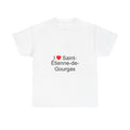 T-shirt I love saint-étienne-de-gourgas