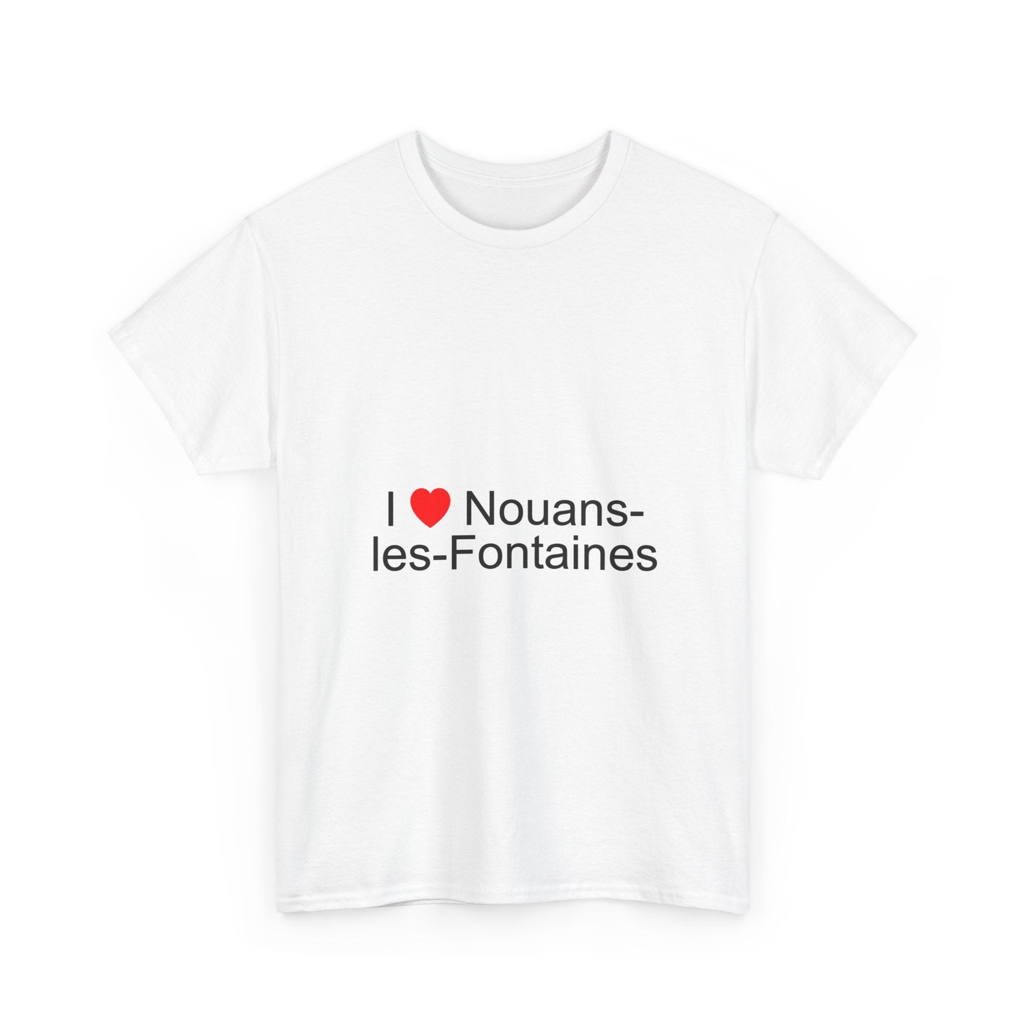 T-shirt I love nouans-les-fontaines