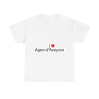 T-shirt I love Agen-d'Aveyron